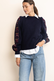 ba&sh |  Azteca sweater Elda | navy | Picture 4
