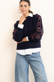 ba&sh |  Azteca sweater Elda | navy | Picture 2