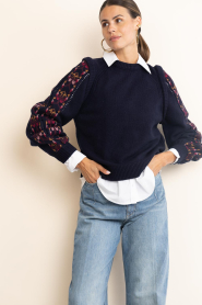 ba&sh |  Azteca sweater Elda | navy | Picture 5