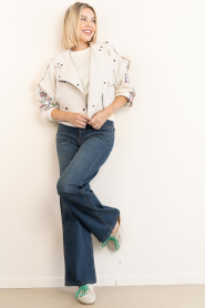 ba&sh |  Cardigan with  Azteca print Elda | natural | Picture 3