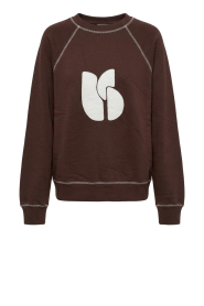 ba&sh |  Sweater with logo Bart | brown | Picture 1
