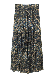 ba&sh | Cascade rok met print Kara | groen | Afbeelding 1