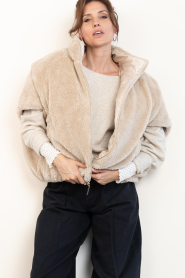 Deblon |  Reversible teddy bodywarmer Hazel | natural | Picture 9