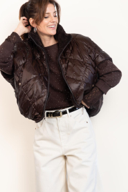 Deblon |  Reversible teddy bodywarmer Hazel | brown | Picture 9