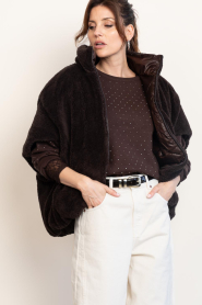 Deblon |  Reversible teddy bodywarmer Hazel | brown | Picture 10