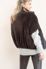 Deblon |  Reversible teddy bodywarmer Hazel | brown | Picture 6