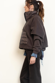 Deblon |  Fleece bodywarmer Stine | brown | Picture 7