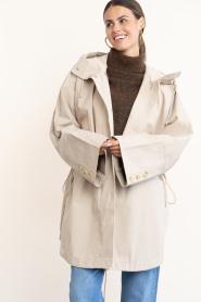 Deblon |  Rain trenchcoat Courtney | natural | Picture 4
