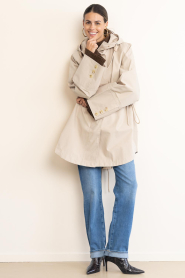 Deblon |  Rain trenchcoat Courtney | natural | Picture 3