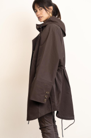 Deblon | Rain trenchcoat Courtney | bruin | Afbeelding 5