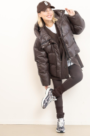 Deblon |  Puffer jacket Selma | brown | Picture 3