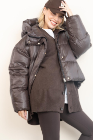 Deblon |  Puffer jacket Selma | brown | Picture 5