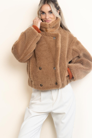 Deblon :  Teddy jacket Franzy | camel - img5
