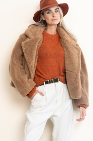 Deblon :  Teddy jacket Franzy | camel - img4