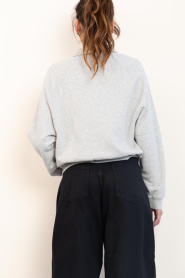 Deblon |  Polo sweater with logo | grey | Picture 8