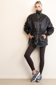 Deblon :  Classic leggings high waistband | dusk brown - img2