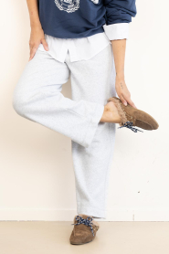 Toral |  Suede slip-on mules with sheepskin Blanche | camel | Picture 3