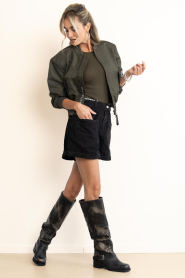 Toral :  Leather motor boot Clide | black - img3