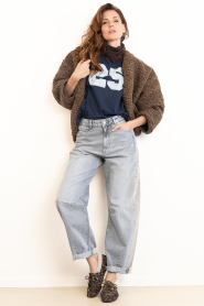 Toral | Boat loafers met panterprint Nahua | dierenprint | Afbeelding 2