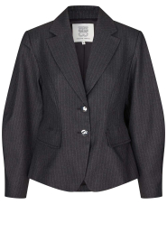 Second Female |  Pinstripe barrel sleeve blazer Vienne | blue | Picture 1