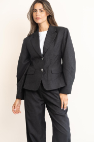 Second Female |  Pinstripe barrel sleeve blazer Vienne | blue | Picture 2