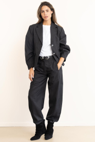 Second Female |  Pinstripe barrel sleeve blazer Vienne | blue | Picture 3