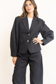 Second Female |  Pinstripe barrel sleeve blazer Vienne | blue | Picture 4