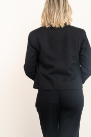 Second Female |  Fitted cropped blazer Sella | black | Picture 8