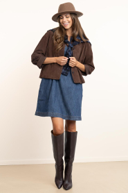 Second Female |  Denim dress Evana | blue | Picture 3