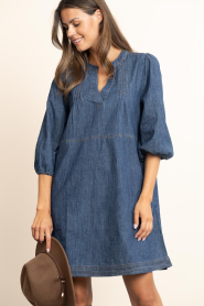 Second Female |  Denim dress Evana | blue | Picture 5