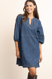 Second Female |  Denim dress Evana | blue | Picture 6