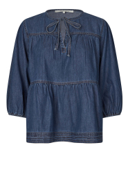 Second Female |  Denim blouse Evana | blue | Picture 1