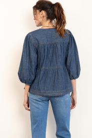Second Female |  Denim blouse Evana | blue | Picture 7