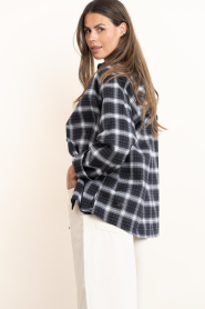 Second Female :  Checked blouse Genola | blue - img8