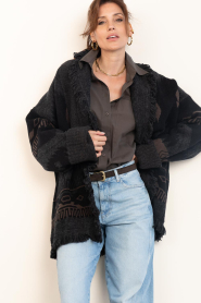 Second Female :  Plain blouse Lanna | brown - img2