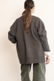 Second Female :  Maxi cardigan Alpha | grey - img8