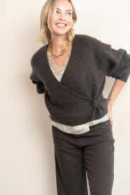 Second Female |  Wrap cardigan Gabby | grey | Picture 2