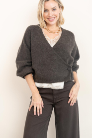 Second Female |  Wrap cardigan Gabby | grey | Picture 4