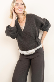Second Female |  Wrap cardigan Gabby | grey | Picture 6