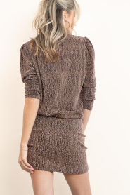 IRO :  Lurex top Ysane | rose gold - img8