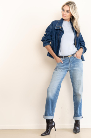 7 For All Mankind :  Straight jeans Calie | blue - img6