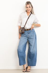 7 For All Mankind :  Barrel jeans Bonnie | blue - img2