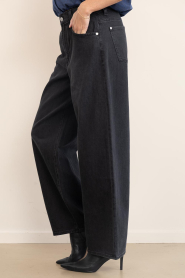 7 For All Mankind :  Barrel jeans Bonnie | dark grey - img5