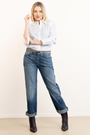 7 For All Mankind :  Straight jeans Calie | blue - img4