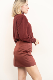 March23 |  Heavy satin mini-skirt Sidney | rust | Picture 6