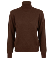 March23 |  Soft wool blend turtleneck Anna | brown