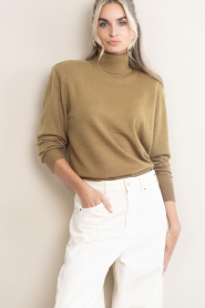 March23 |  Soft wool blend turtleneck Anna | olive | Picture 2