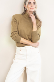 March23 |  Soft wool blend turtleneck Anna | olive | Picture 5