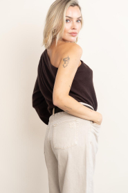 March23 |  Soft wool blend one shoulder Milan | brown | Picture 7