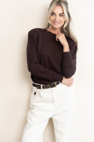 March23 |  Soft wool blend sweater Berlin | bruin | Picture 2